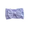 Diadema para Bebé Suave Elástica de Nylon con Moño Diadema para Cabello para Recién Nacido Bebé Niña Pequeña Linda Aro para el Cabello
