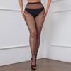 Fábrica de Yiwu en stock, medias de red de perforación caliente, pantalones de red pequeños, medias de red sexys, calcetines huecos, calcetines de perforación blancos para mujer, perforación completa