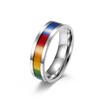 Joyería de nicho de personalidad para hombres y mujeres de Europa y Estados Unidos, nicho de acero de titanio sin anillo en stock al por mayor