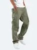 Pantalones Casuales de Trabajo Japoneses Nuevos Primavera y Otoño 2024 Tendencia de Moda Masculina Deportivos Largos Urbanos de Múltiples Bolsillos