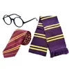 Cosplay de Personaje Har*Po* Sombrero de Academia de Magia Varita Mágica Bastón Corbata de Disfraz Bufanda Accesorios para Fiesta de Baile