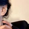 Clip para oreja estilo coreano sin agujero sentido de alta gama nicho estilo frío exquisito distintivo aretes combinables borla mariposa clip para oreja de mujer