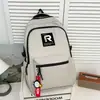 Mochila Casual de Estilo Coreano de Moda para Pareja de Estudiantes Universitarios Versátil de Gran Capacidad para Viajes de Negocios Bloqueo de Color Mochila Simple