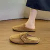 Pantuflas Birkenstock Retro de Suela Gruesa para Mujer, Nuevo Modelo Otoño/Invierno 2026, Zapatos Slip-On con Hebilla Metálica y Suela Cómoda