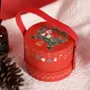 Xiaohongshu Más Vendido Caja de Empaque para Manzanas Caja de Regalo Navideña Caja de Regalo Portátil Caja Vacía Caja para Manzanas de Nochebuena