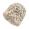 Chapéu Slouchy Respirável com Lantejoulas Decoradas Vazadas Estilo Primavera e Outono 2026 Headwrap Estiloso para Rua ao Ar Livre Chapéu de Proteção Solar