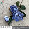 Tres grandes orquídeas de mano EVA de magnolia transfronterizas, comercio exterior al por mayor, flores falsas, tema de actividad, escena, diseño de flores de seda