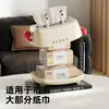 Caja de Pañuelos Creativa y Elegante para Uso Doméstico en Sala de Estar, Dormitorio, Comedor, Caja de Almacenamiento de Pañuelos para Escritorio con Dispensador de Pañuelos Incorporado con Resorte