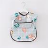 Bata de Verano para Niños, Babero para Bebé para Comer, Niños y Niñas, Pintura para Niños, Babero para Alimentación, Impermeable Reversible