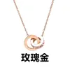 Collar Entrelazado de Circonita para Mujer Color Libre Diseño de Nicho Cadena para Clavícula Lujo Ligero Elegante Personalizado Collar Versátil