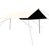 Tienda de Campaña con Toldo de Vinilo para Camping al Aire Libre Protección Solar Protección UV Impermeable Hexagonal Octagonal Portátil Toldo Solar Toldo a Prueba de Viento