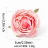Decoración de Cabeza de Flor Artificial Estilo Ins Materiales para Corona Hecha a Mano DIY Flores Falsas Flores Artificiales Flores de Boda Realistas de Gama Alta