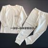 Más lavado, más suave y cómodo traje de ropa interior de algodón aterciopelado para niños y niñas, bebé, pequeño, mediano y grande, niños, otoño e invierno, Nuevo