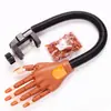 Mão Modelo para Prática de Nail Art, Conjunto de Ferramentas para Nail Art, Modelo de Mão Falsa Flexível para Ensino e Prática de Nail Art