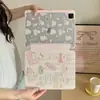 Pegatina Linda Ilustración de Cachorro Adecuada para Funda Protectora Apple iPad 2022 Funda para Tableta con Ranura para Bolígrafo 11 pulgadas Magnética