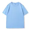 Nova camiseta esportiva de algodão fresco com listra refletiva para ciclismo, gola redonda, manga curta, secagem rápida, para casais, venda direta da fábrica, pode ser enviada em nome dos clientes