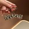 Moda Trendy 2025 Pinza para el Cabello de Cristal de Gama Alta Pasador de Lujo para la Parte Trasera de la Cabeza Accesorio para el Cabello de Primavera y Verano de Gama Alta