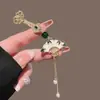 Nuevo estilo chino hebilla Ping'an borla qipao solapa adorno colgante broche broche para mujer estilo chino falda mamian accesorios Hanfu