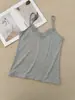 Camisola Feminina de Renda para Comércio Exterior Transfronteiriço, Macia e Elástica, Corte Justo, Perfeita para o Dia a Dia e para Usar em Camadas