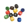 Cuentas de barril de 12*12 mm, cuentas acrílicas cepilladas, accesorios para ropa DIY, colgante de cordón, llavero, accesorios para bolsas