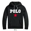 Coleção de Primavera Ralph Lauren Polo: Moletom com capuz em algodão puro, unissex, estilo pullover, adequado tanto para uso interno quanto externo, 100% algodão