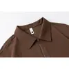 Camisa Polo de Verano Rumeng con Media Cremallera y Mangas Cortas para Hombre 2026 Nueva Marca de Moda Camiseta Casual Simple con Cuello