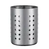 Tubo para Palillos de Acero Inoxidable Cesta para Palillos Tienda de Té con Leche Comercial Barra Caja de Almacenamiento Cubo para Popotes Jaula para Palillos Asiento para Cuchillo y Tenedor Drenaje Hogareño