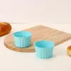 Molde de Silicona para Pastel Amazon Tostadora de Aire Taza de Silicona para Hornear Cubo Pequeño Molde para Pastel Mofen Herramienta para Hornear