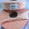 Cojín de Asiento con Peto Cuadros Rosas de Algodón en Stock del Fabricante con Ribete, Textil para el Hogar Ropa de Cama Tela de Ribete de 3 cm