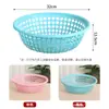 Cesta Plástica para Cozinha Doméstica, Cesta para Lavar Frutas e Verduras, Cesta de Armazenamento, Brinde Promocional com Texto Impresso, Cesta Escorredora, Lembrança