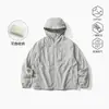 Roupa de Proteção Solar Estilo Montanha para Mulheres e Homens, Leve para Caminhada e Ciclismo ao Ar Livre, Proteção UV UPF100 Jaqueta para Pele