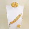 Collares, Pulseras, Anillos, Pendientes de Venta Caliente Transfronterizos, Conjuntos Completos de Circonita de Nicho de Alta Gama Tendencia Europea y Americana, Accesorios para Fiestas