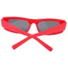 Óculos de Sol de Fotografia de Rua Celebridade da Internet Retrô Franceses, Óculos de Sol de Moda Personalizados Anti-UV, Armação Quadrada Óculos Estreitos 2214