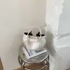 Bolsa Cesta de Verduras Portátil para Mujer 2026 Primavera Nueva Moda Bolso Cubo Texturizado Bolso Cruzado Bolso de Hombro Casual de Moda