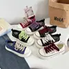 Tênis de Lona Branco com Estampa de Grou 2026 Coleção Primavera/Verão Novo Estilo Coreano Versátil Bico Aberto Laranja Tênis Flats com Cadarço Feminino