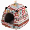 Papagaio, Esquilo, Ninho de Algodão de Inverno, Esquilo-voador, Hamster, Chinchila, Ouriço, Revestimento de Veludo Espessado, Ninho Quente Suspenso
