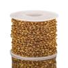 Corrente Cuban twist banhada a ouro 18K em aço inoxidável anel de banda torcida corrente colar pulseira acessórios de joalheria fabricação