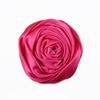 Corsage de Rosa Feito à Mão 5,5cm DIY Cabeça de Flor de Rosa Acessórios para Roupas Tecido de Cetim Corsage Tridimensional Feito à Mão