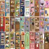 30 Marcapáginas de Dibujos Animados, Lindos Retro Simples Estilo Cuaderno de Notas Materiales Artísticos Creativos, Colección de Tarjetas Marcapáginas de Papel para Lectura