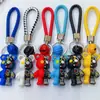 Llavero tejido a mano creativo con forma de mini bollo, colgante de juguete de moda, regalo promocional, accesorio pequeño