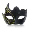 Máscara de Carnaval Veneziana Meio Rosto Baile de Máscaras Festa Mascarada Casal Homens e Mulheres High-End Transfronteiriço Amazon