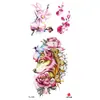 Fabricante Venta al por Mayor Spot Pegatinas de Tatuaje Personalizadas Flor de Clavícula de Damas Sexy Rosa Pegatinas de Tatuaje Impermeables