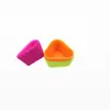 Molde de silicona triangular para magdalenas molde para pasteles molde para profiteroles taza para magdalenas herramienta para hornear vela aromaterapia lámina de cera de yeso