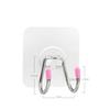 Gancho Doble de Acero Inoxidable de Alta Venta sin Taladro para Puertas, Gancho Adhesivo de Pared Multifuncional Creativo para Cocina y Baño, Adhesivo Fuerte
