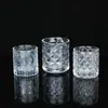 Portavelas de cristal personalizado, portavelas de ambiente romántico, frasco de vidrio, taza vacía, taza para vela de aromaterapia de boda, decoración de escritorio