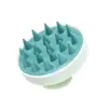 Cepillo de Silicona para Champú Transfronterizo de Amazon para Uso en Casa, Peine Masajeador Multifuncional, Limpieza del Cuero Cabelludo, Baño, Lavado de Cabello y Herramienta para Rascar la Cabeza