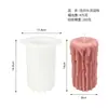Vela de Pilar de Cúpula de Lágrima Xiongwei Molde de Silicona Integrado Fabricación de Luz LED Doble Uso Encendido Molde de Silicona