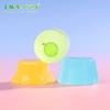 Micro-paisagem Criativa Luminosa Pequeno Pudim Simulação Comida Brincadeira Decorações DIY Acessórios Mini Mesa Carro Pequenos Enfeites