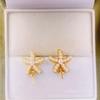 Brincos Novos de Pérola Natural de Água Doce em Forma de Estrela do Mar Brincos de Pérola Femininos Acessórios de Moda Pequenos e Frescos