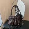Bolso de Lunares Plisado para Mujer 2026 Nueva Moda Bolso Nube Verano Bolso Cruzado Sencillo para Hombro